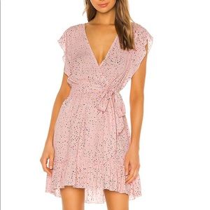 Jack by BB Dakota funfetti wrap dress